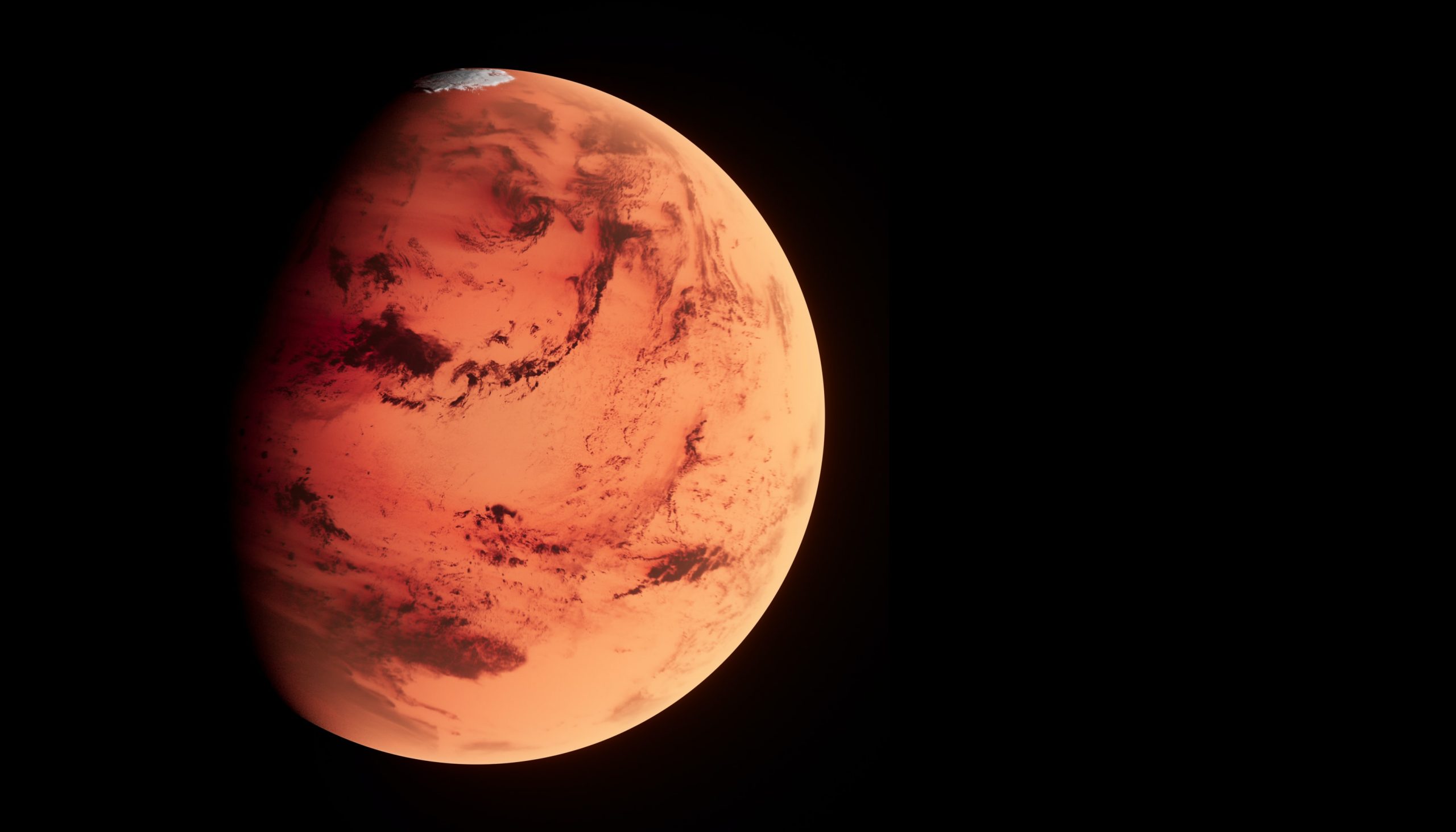 Cincin di kawah Mars terangi iklim masa lalu planet merah