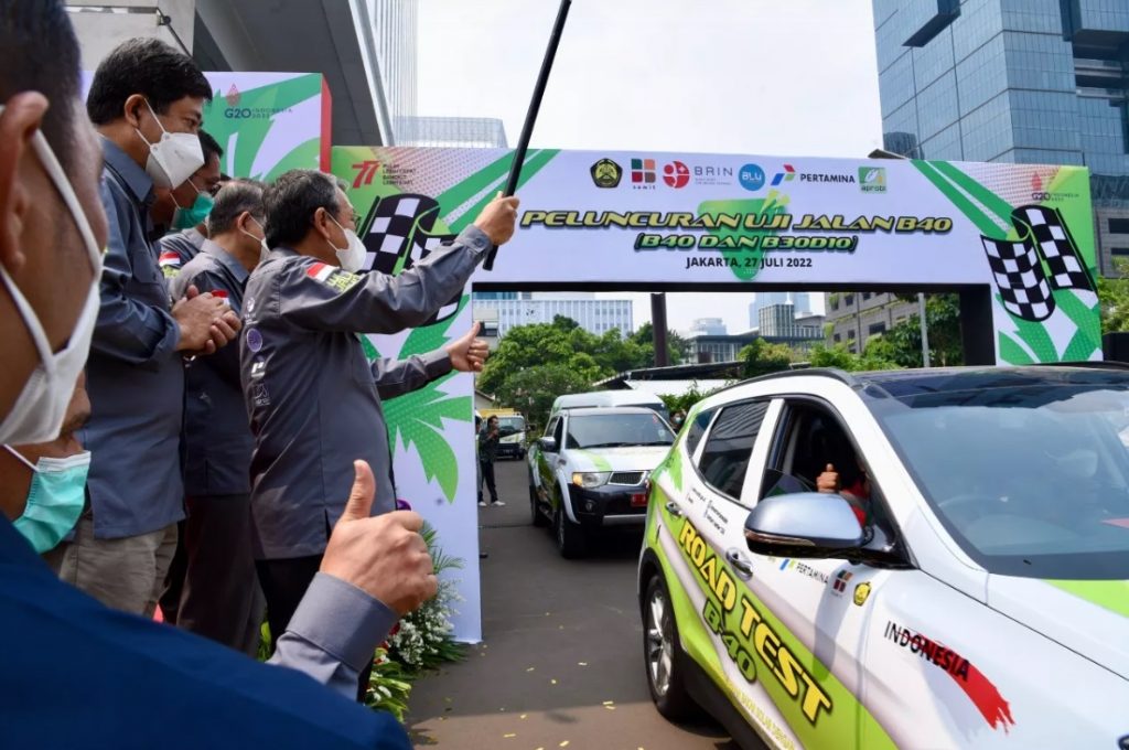 Indonesia launches B40 biodiesel road test