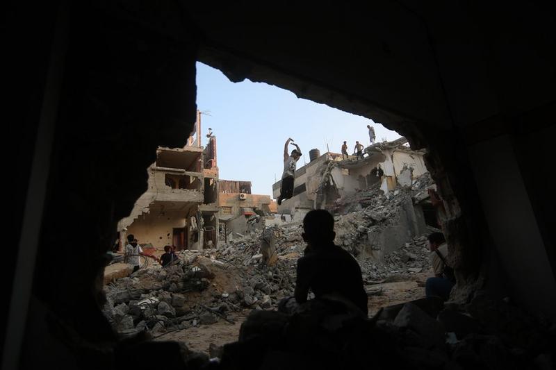 parkur di Gaza Palestina