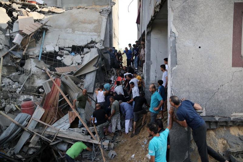 Jumlah pengungsi di Gaza