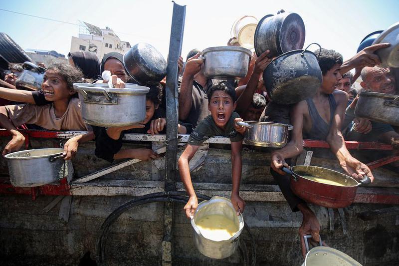 krisis kelaparan di Gaza
