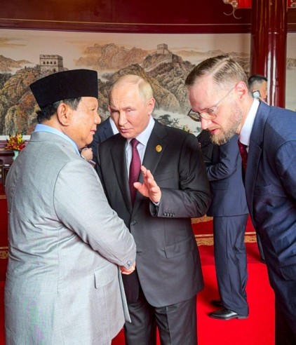 pertemuan Presiden Prabowo dengan