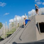 satu lubang bor batu