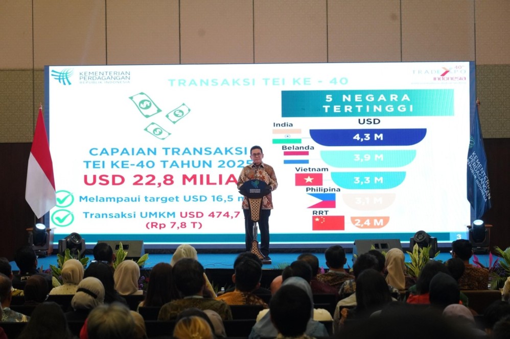 Total transaksi Trade Expo