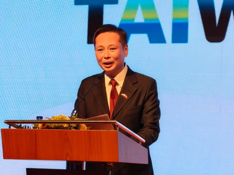 Bruce Hung speaks in Jakarta: Taiwan strengthens relations Indonesia.