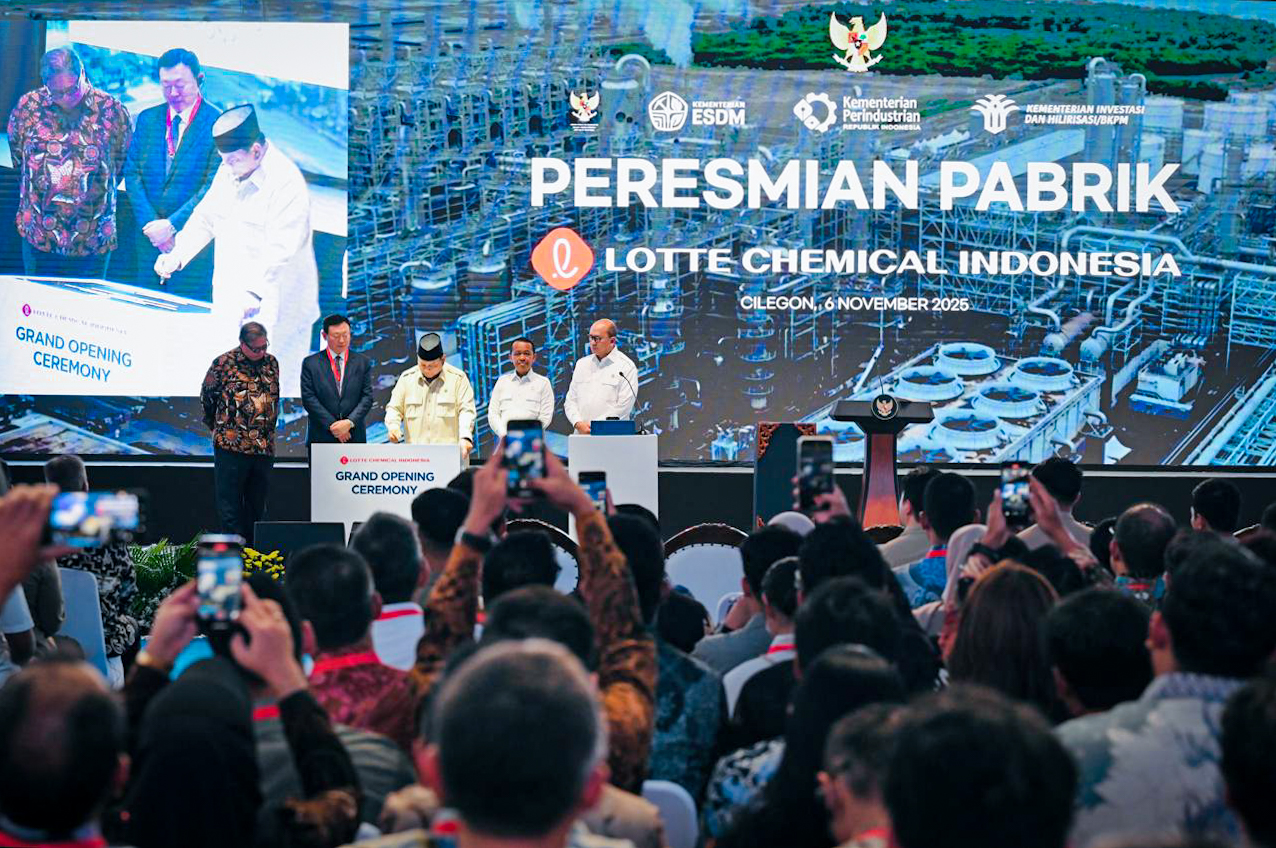 Lotte Chemical Indonesia plant