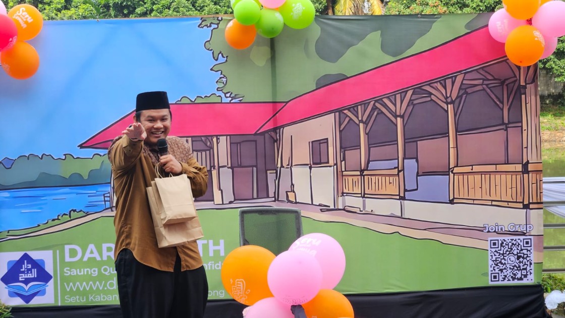 Kak Erlan memotivasi anak